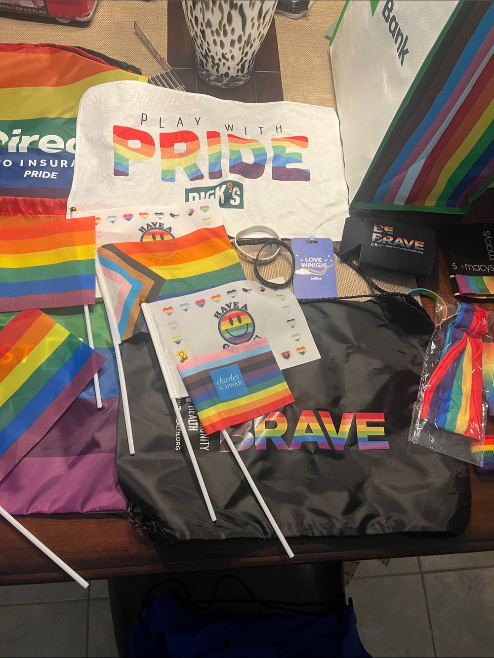 Rainbow Tote Bag - Multi Rainbow 20 items in this collection